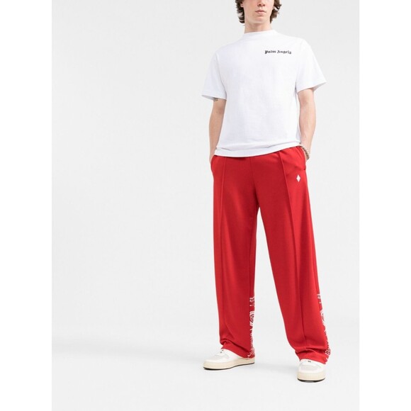 PALM ANGELS CLASSIC REGULAR FIT WHITE T-SHIRT SIZE MEDIUM - Picture 5 of 5